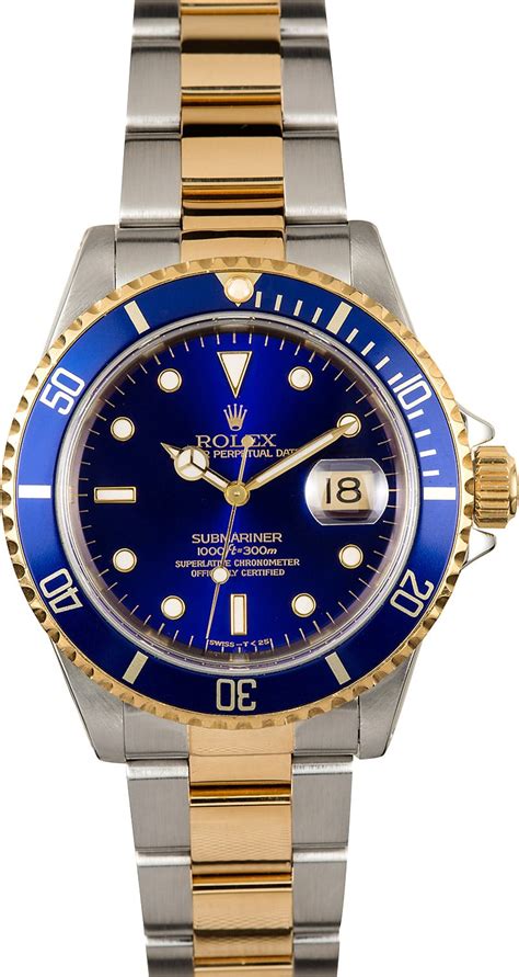 rolex submariner blue gold and silver|rolex submariner gold price.